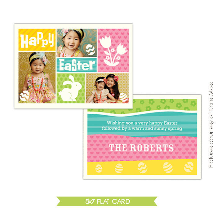 Easter photo card | Colorful Easter e336