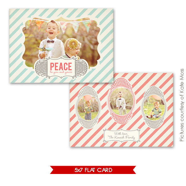 Holiday Photocard Template | Have fun Landscape e240