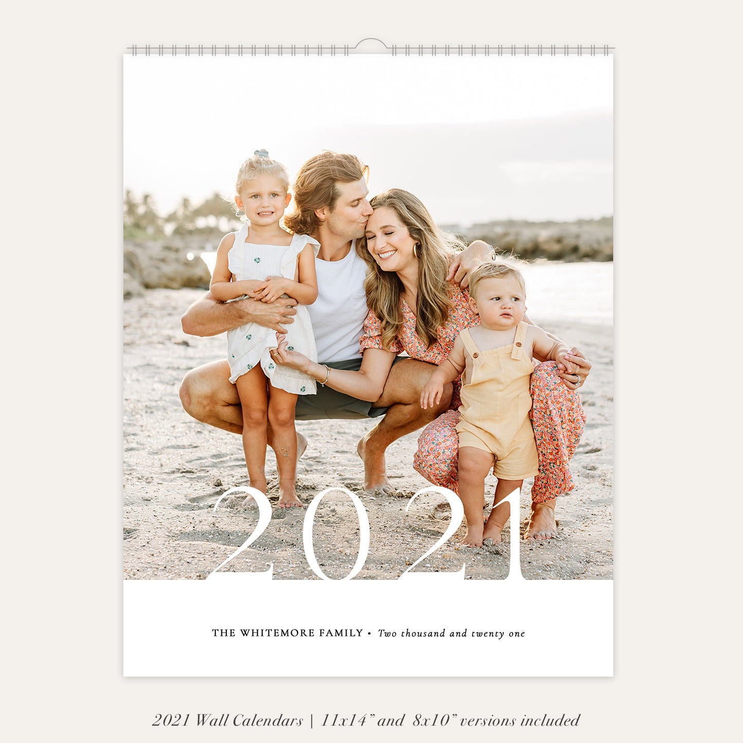 2021 Wall Photo Calendar 11x14 and 8.5x11 | Clean - RC003