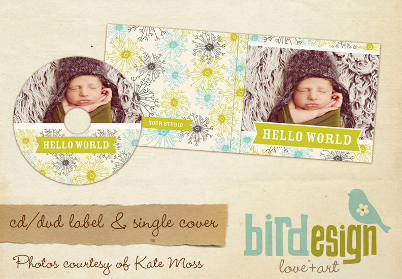 CD label and case set | Spread love e319