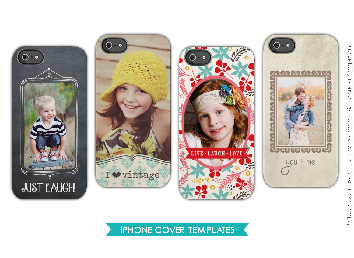 Iphone cover templates | Love vintage e566
