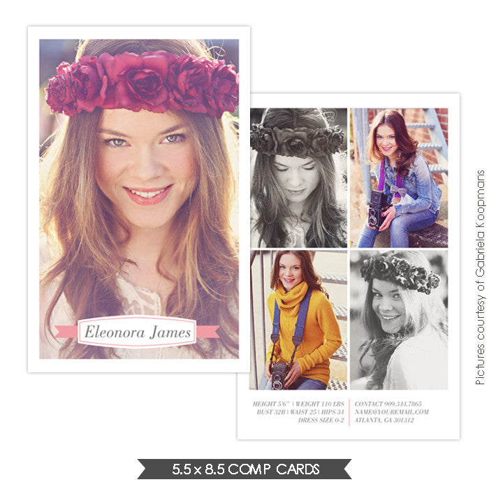 Modeling Comp Card | Leonora e750