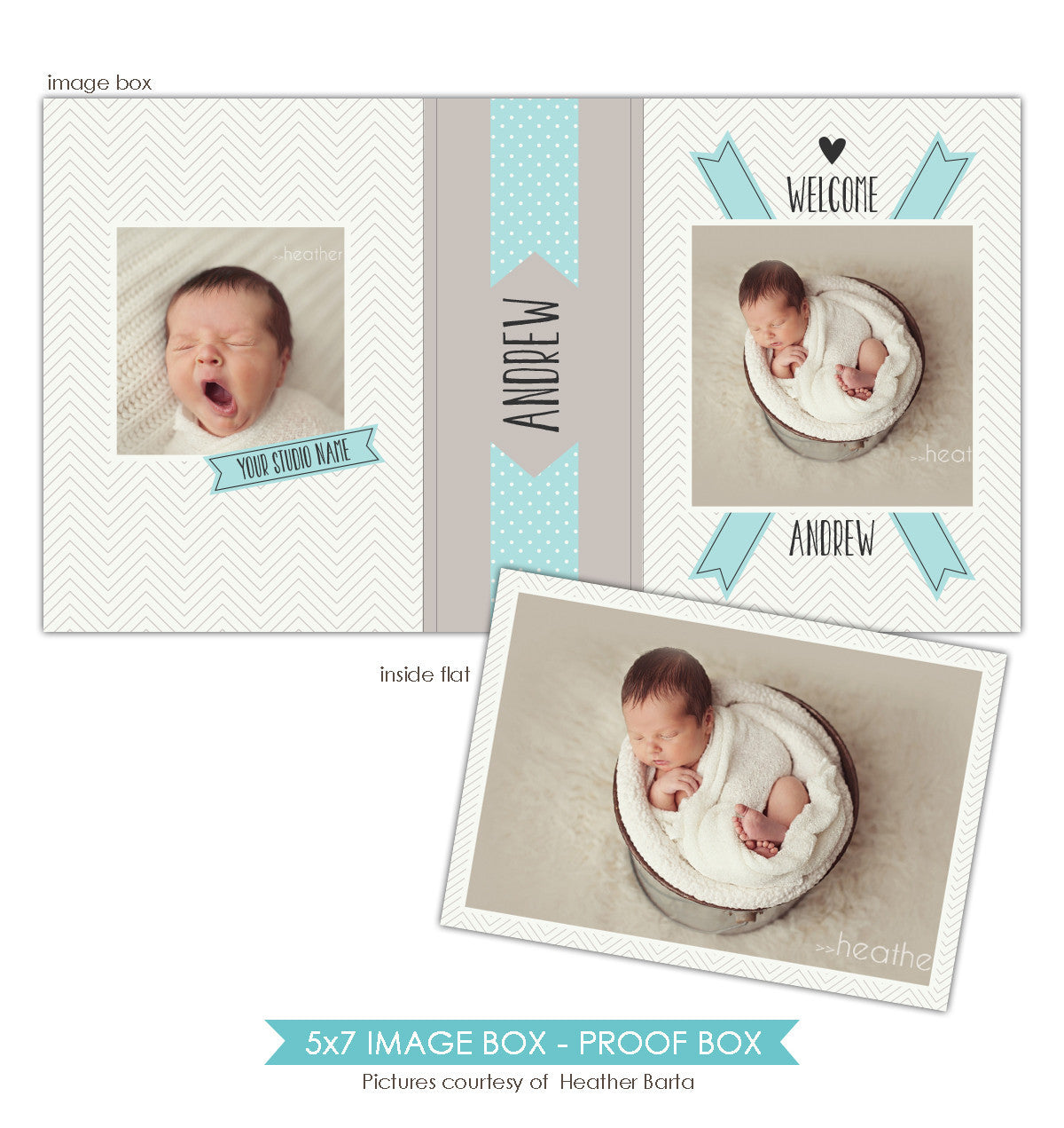 5x7 Image Box | Welcome box e861