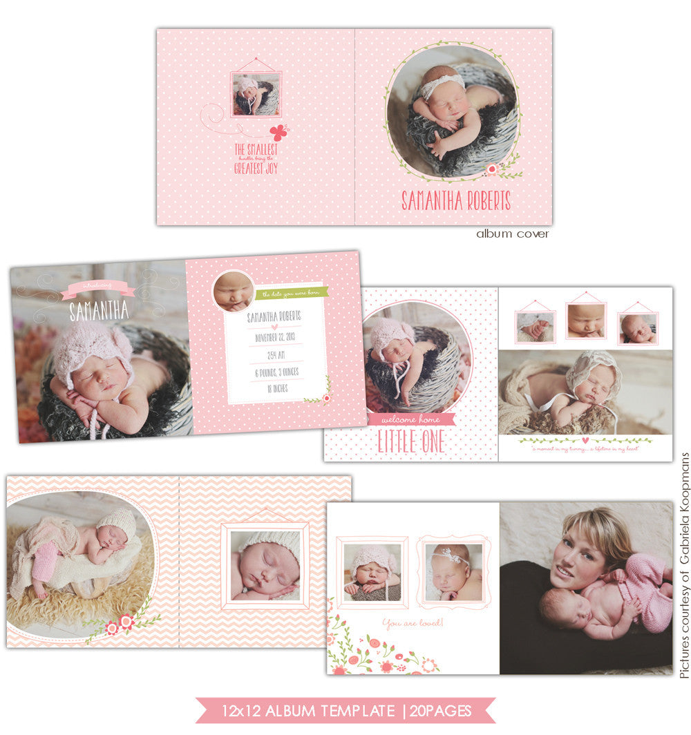 Bundle of love | 12x12 Album template eB628