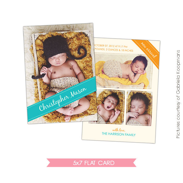 Birth Announcement | Baby chic e476