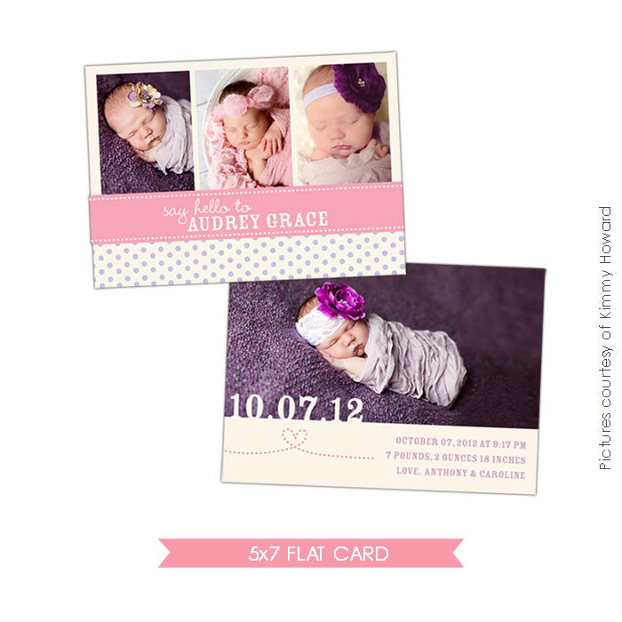 Birth Announcement | Charming day  e430