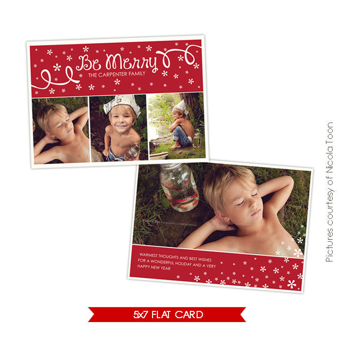 Holiday Photocard Template | Christmas Dream e506