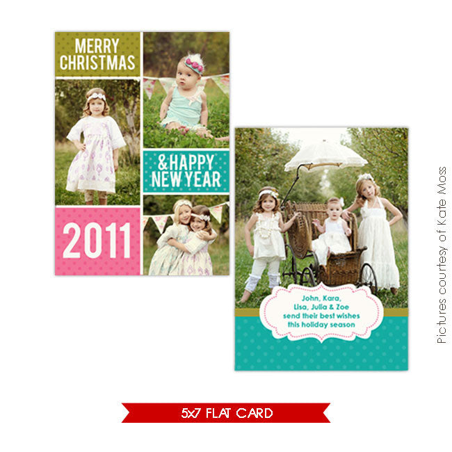 Holiday Photocard | Dots & Fun e213