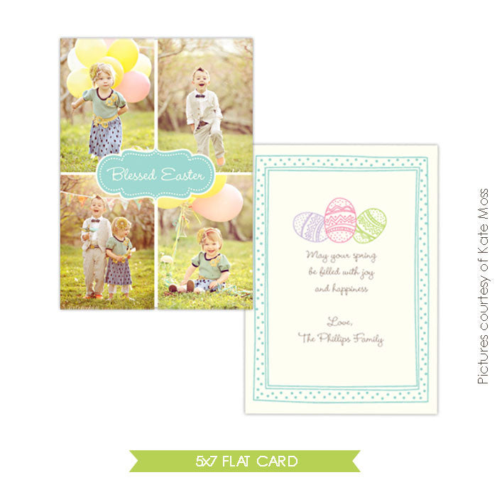 Easter photo card | Easter wishes e343