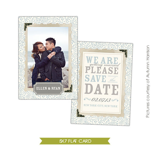 Eternal love | Save the date card e301