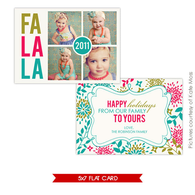 Holiday Photocard | Fa la la e209