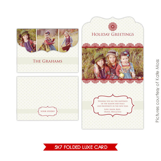 Holiday Ornate Photocard | Fall is coming e195