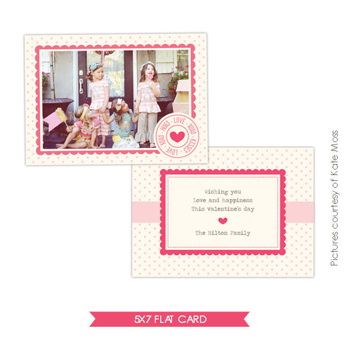 Valentine Photocard Template | Funny Friends e296