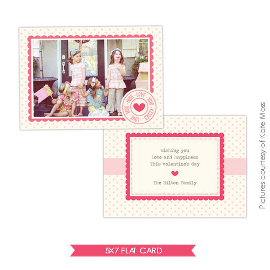 Valentine Photocard Template | Funny Friends e296