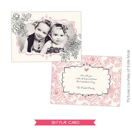 Valentine Photocard Template | Gardens e269