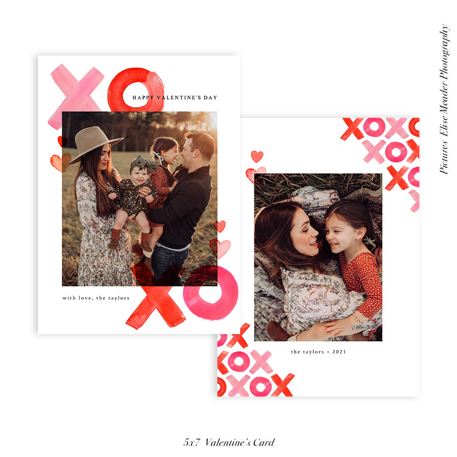 Valentine's Photocard | xoxo - HC112