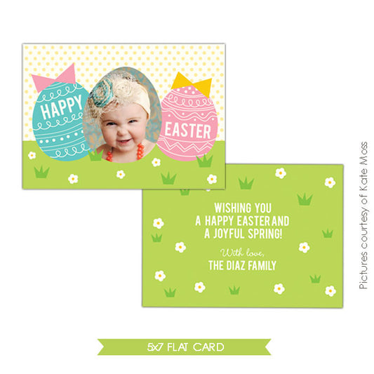 Easter photo card | Happy chicks e335