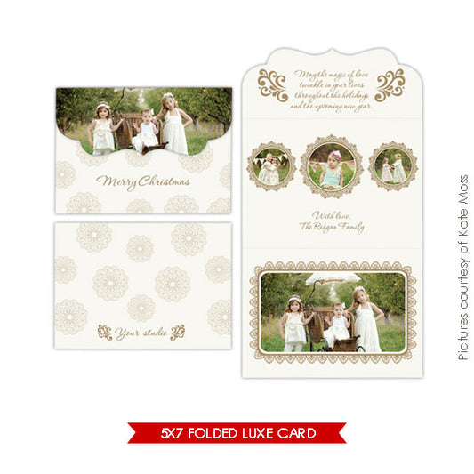 Holiday Ornate Photocard | Happy memories e193