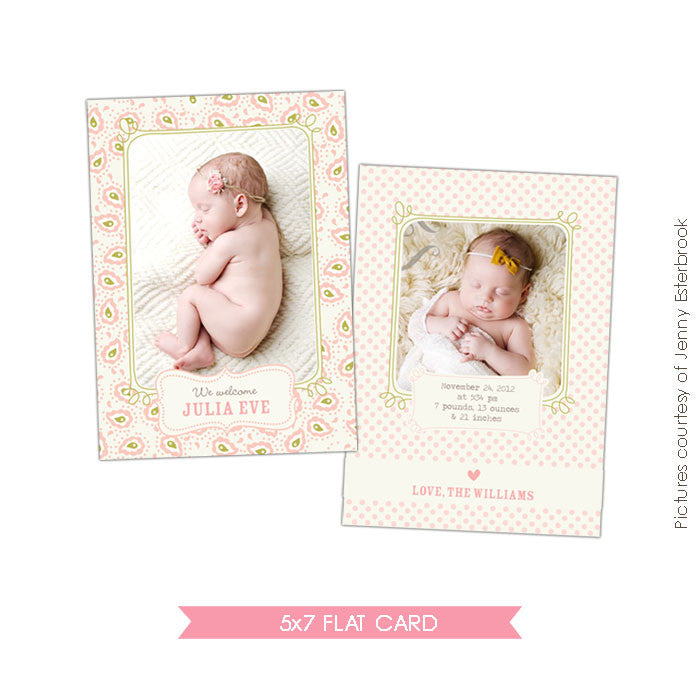 Birth Announcement | Julia Eve e404