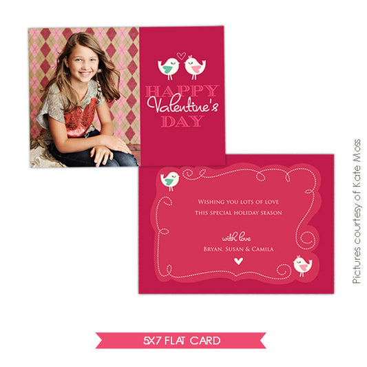 Valentine Photocard Template | Little lovers e286