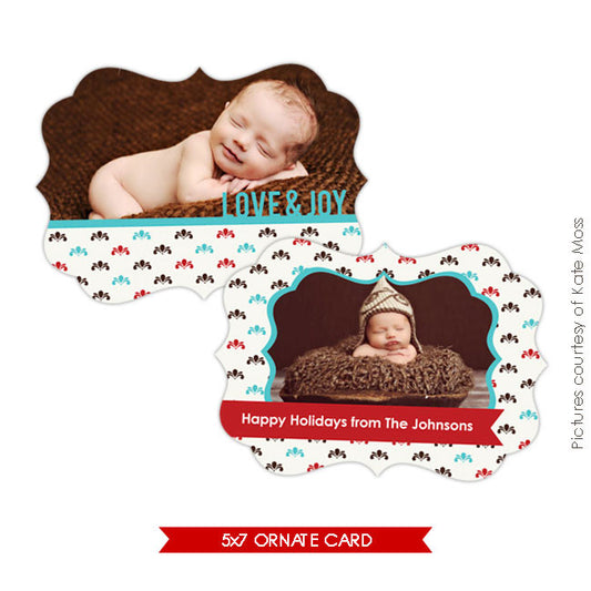 Holiday Ornate Photocard | Night joy e176