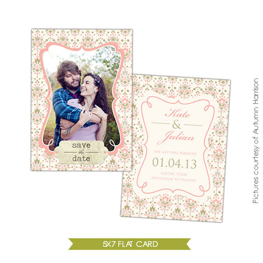 Our day | Save the date card e300