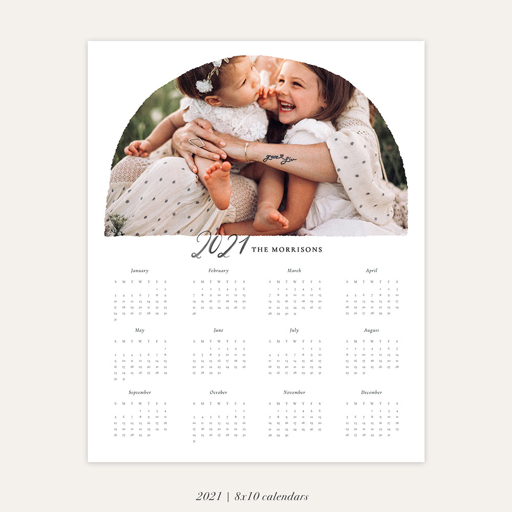 2021 Photo Calendar 8x10 | Love Arch - RC010