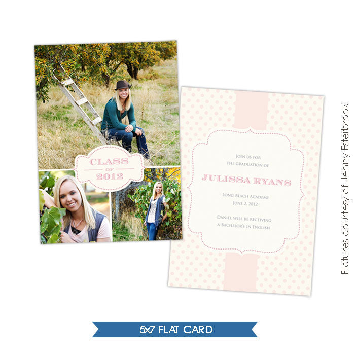 Sweet goals | Graduation announcement e433