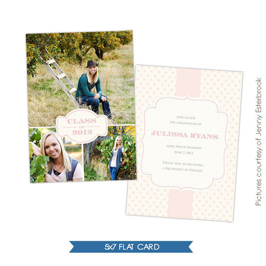 Sweet goals | Graduation announcement e433