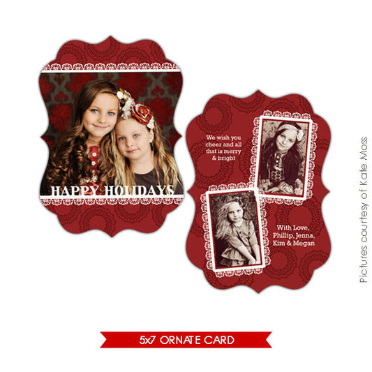 Holiday Ornate Photocard | Sweet times e177