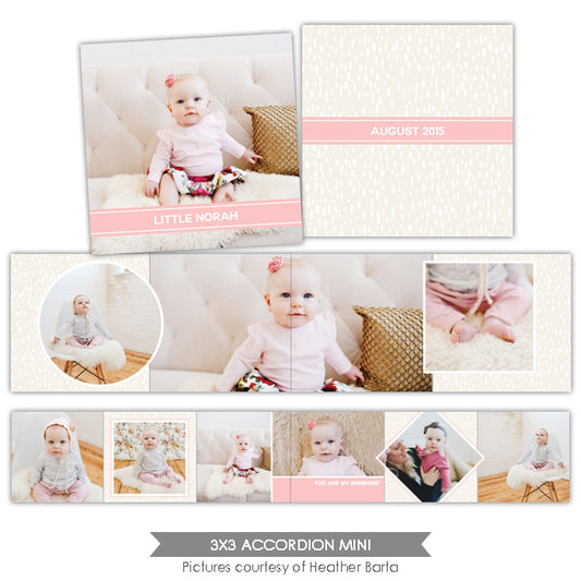 Neutral accordion mini 3x3 | Sweet palette e1002