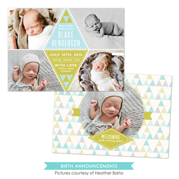 Birth Announcement | Diamond announcement e1051