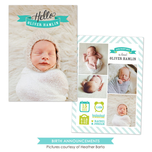 Birth Announcement | Hello board e1052