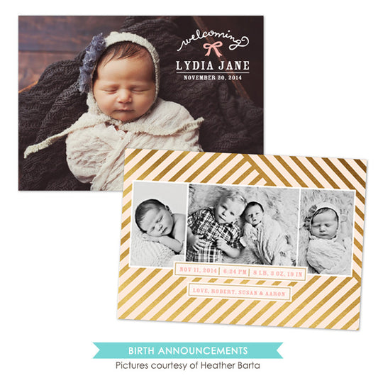 Birth Announcement | Welcoming sweetie e1055