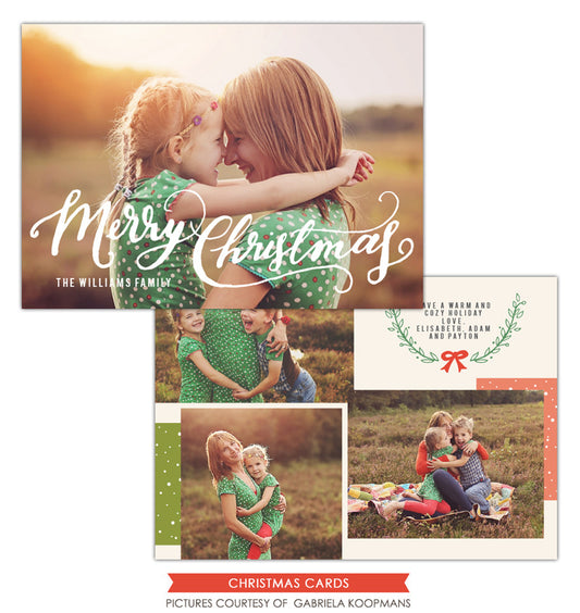 Christmas Photocard Template | Cozy Christmas e1124