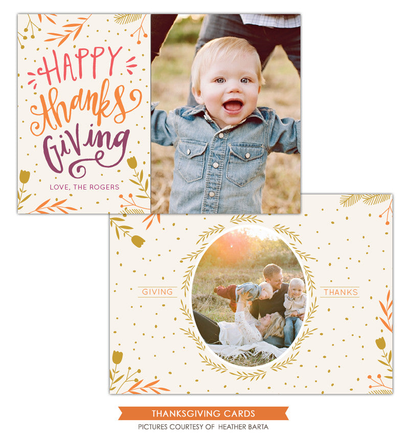 Thanksgiving Card Template | Happy thanks e1146