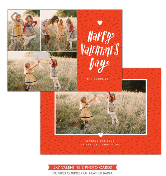 Valentine Photocard Template | Love rain e1187