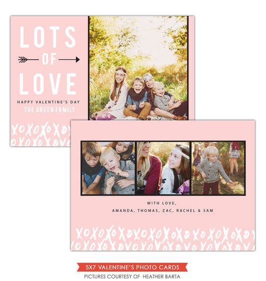 Valentine Photocard Template | Lots of love e1188