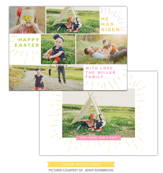 Easter photo card | Family Easter e1203