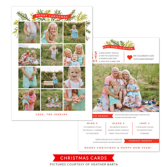 Christmas Card - A year in review | Sweetest Memory e1234