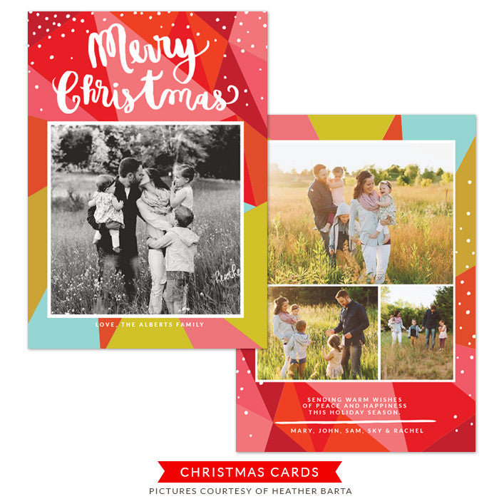 Christmas Card | Colorful diamond e1242