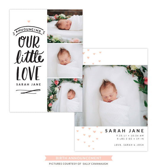 Birth Announcement | Our little love e1286