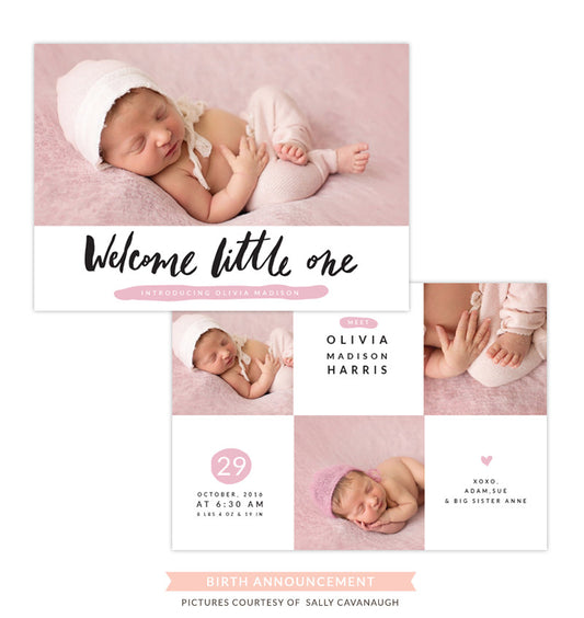 Birth Announcement | Sweet welcome e1289