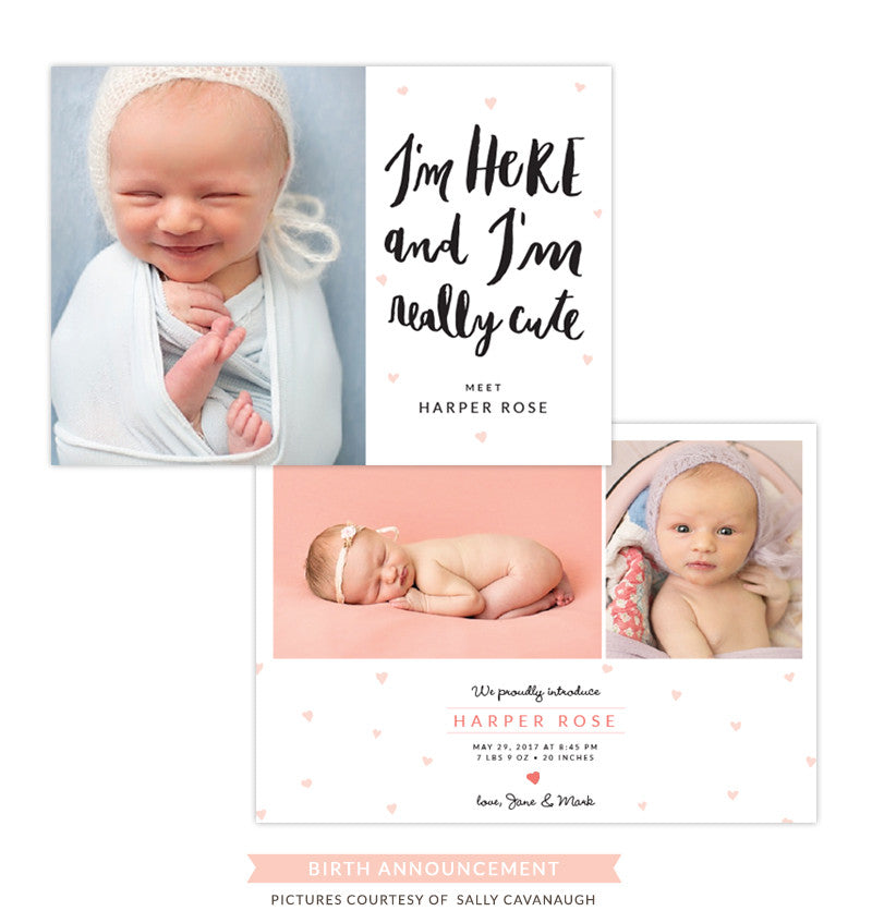 Birth Announcement | Finally here e1291