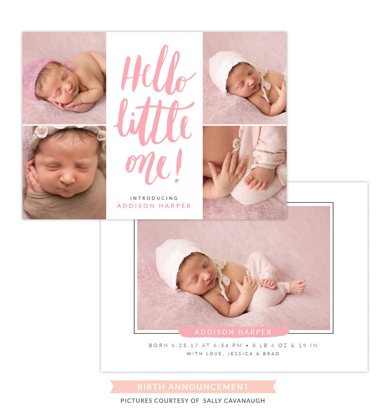 Birth Announcement | Hello little one e1294