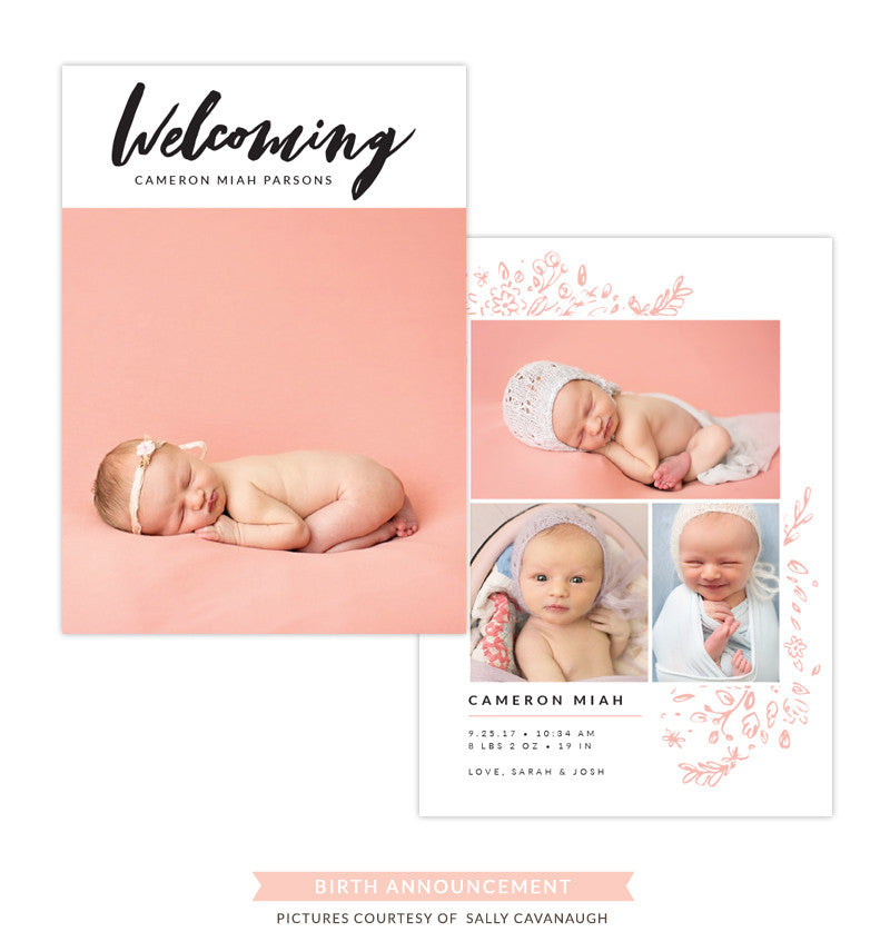 Birth Announcement | Welcoming baby e1295