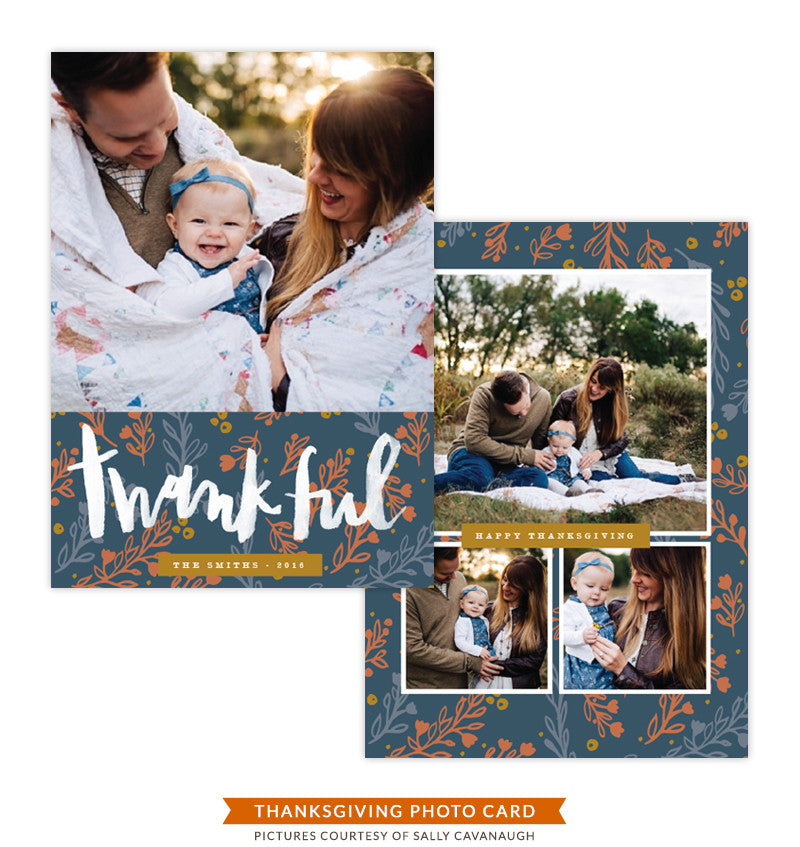 Thanksgiving Card Template | In Gratitude e1405