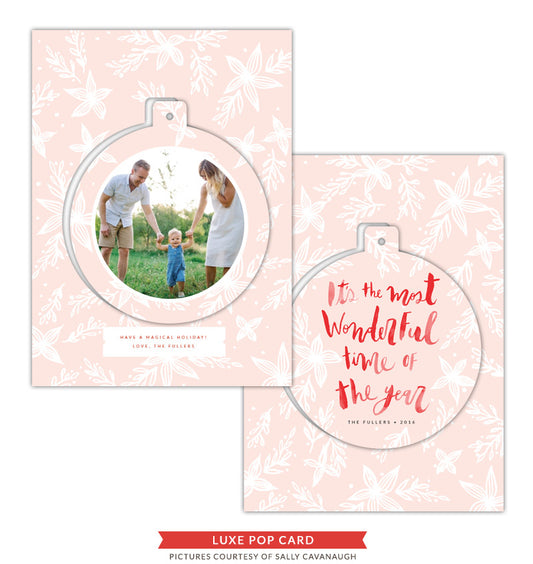 Christmas Luxe Pop Card Template | He's In Town e1421