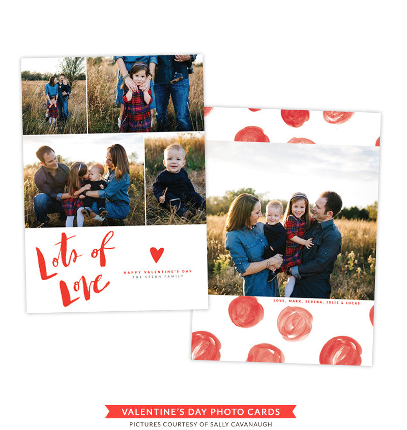 Valentine's Photocard Template | Joy and Unity e1448