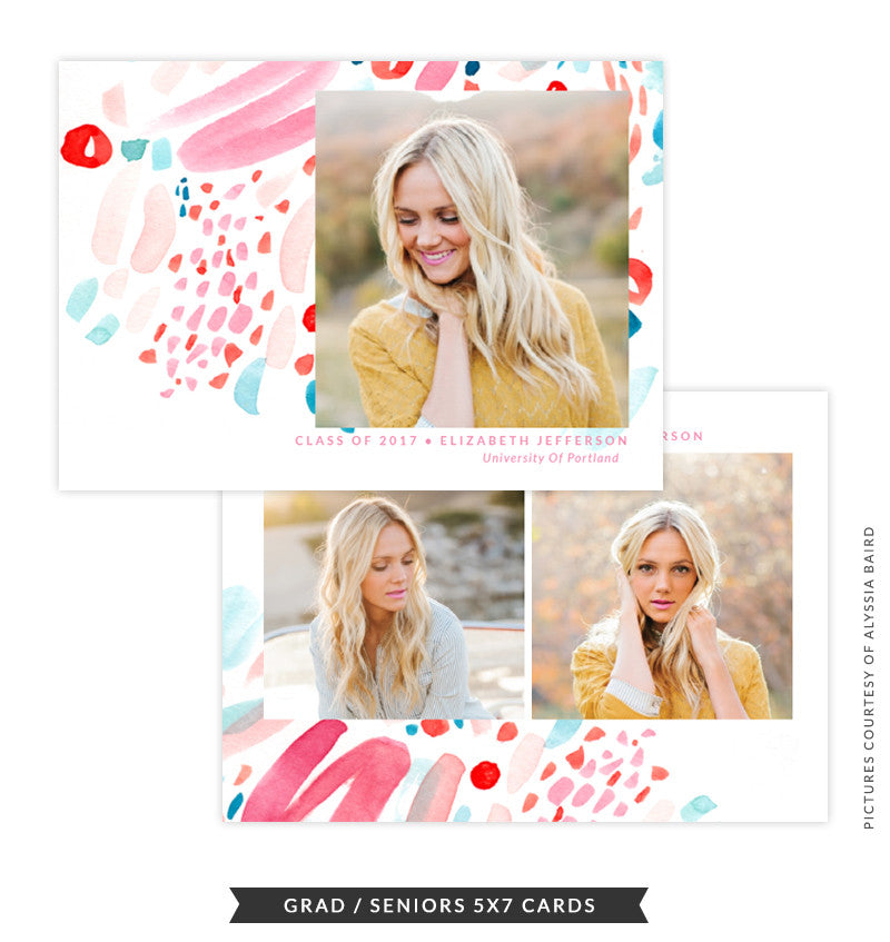 Grad announcement | Cheers of Color e1483